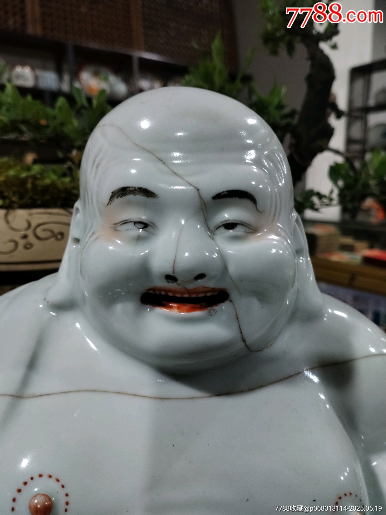 清朱茂記描金彌勒佛_價格999元_第3張_