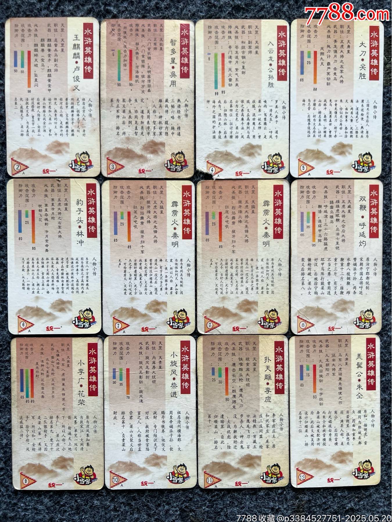 華北小當家水滸套卡（熱門卡）_價格290元_第4張_