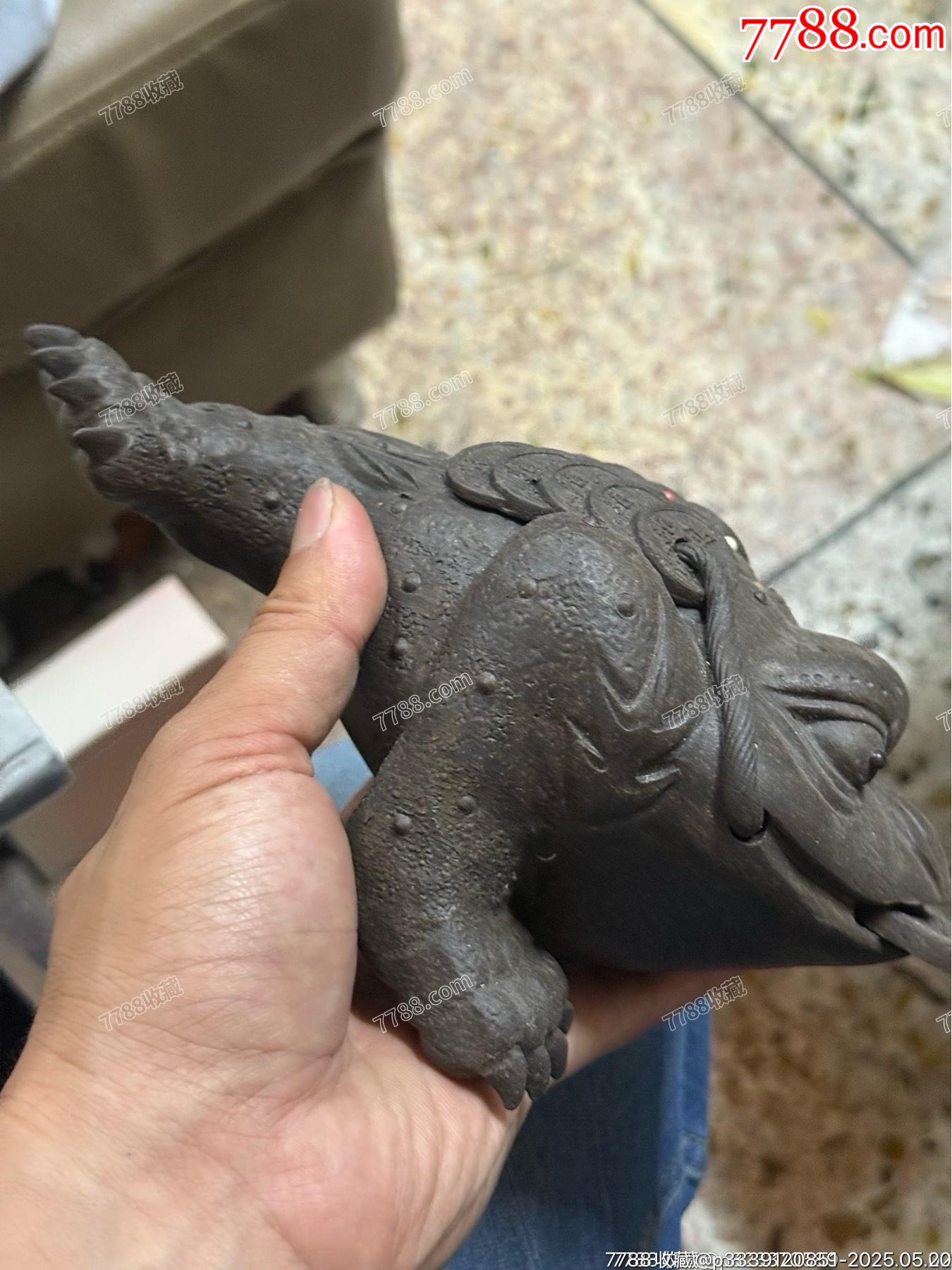 名家老紫砂大金蟾擺件，做工精細(xì)，完整_價(jià)格96元_第3張_