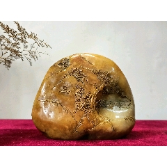 壽山石印章擺件