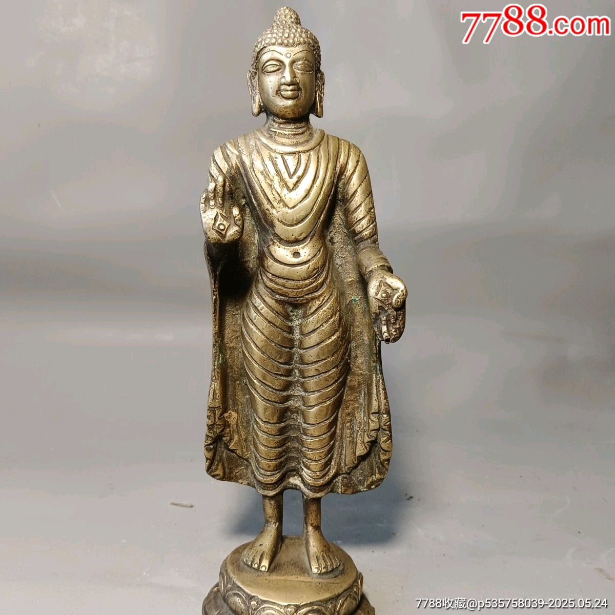 清代尼泊爾銅佛像_價格1580元_第1張_