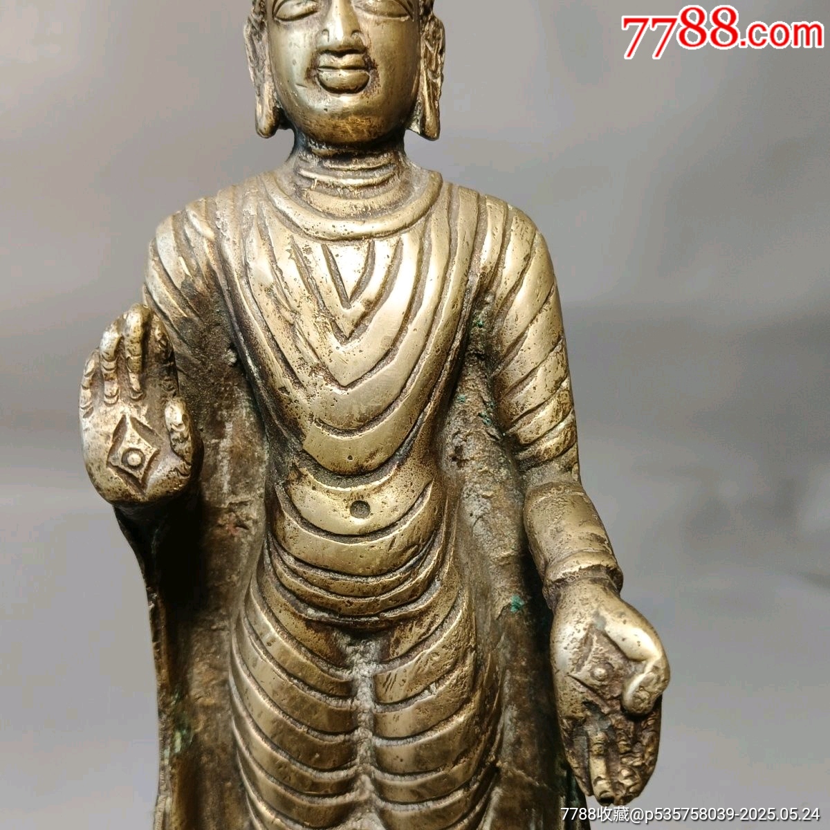 清代尼泊爾銅佛像_價格1580元_第3張_
