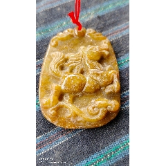 千年黃翡生肖馬_