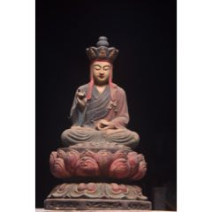 老木雕【地藏菩薩】_