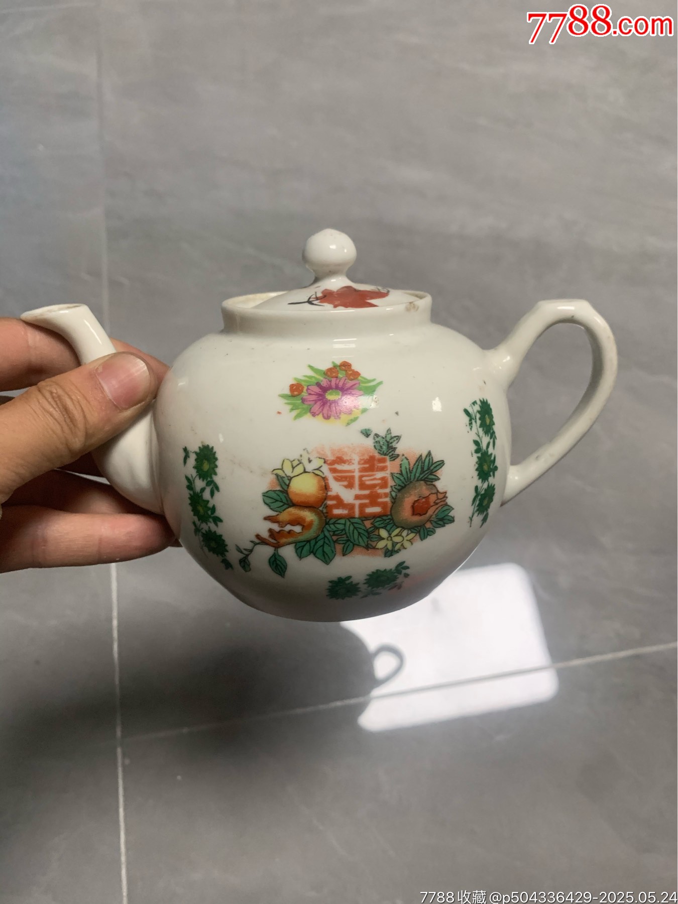 民國(guó)時(shí)期瓷壺一把。品相如圖_價(jià)格15元【放漏哥】_第2張_