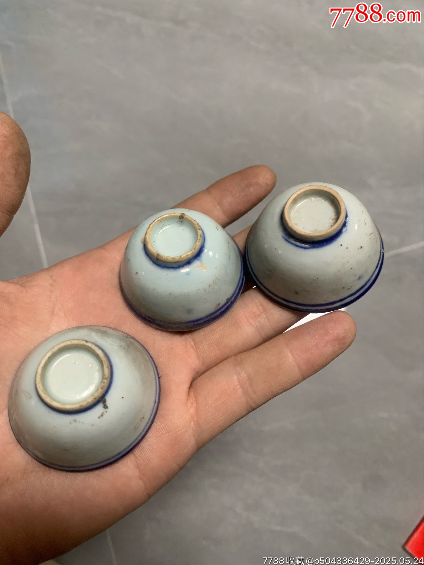 三個(gè)品相可以的民國瓷杯一起拍。_價(jià)格6元【放漏哥】_第2張_