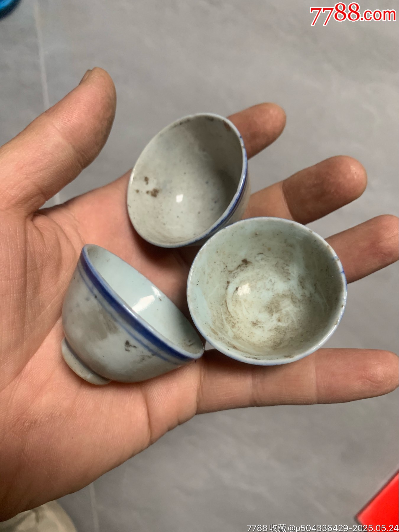 三個(gè)品相可以的民國瓷杯一起拍。_價(jià)格6元【放漏哥】_第4張_