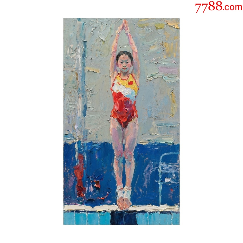 人物油畫原創(chuàng)作品_價格50元_第1張_