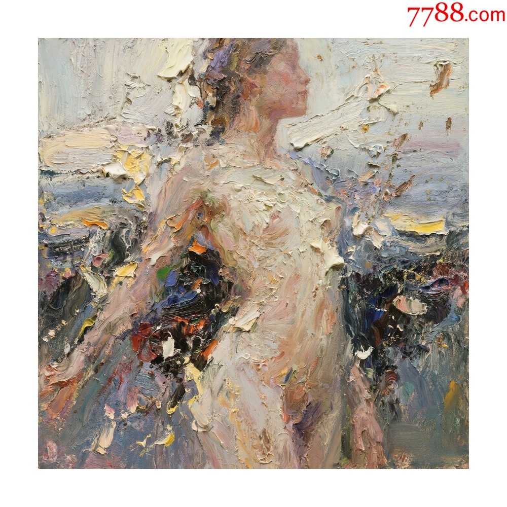 人物油畫原創(chuàng)作品_價格50元_第1張_