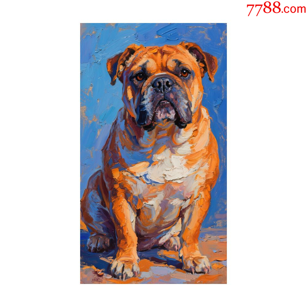 動物油畫原創(chuàng)作品_價格50元_第1張_