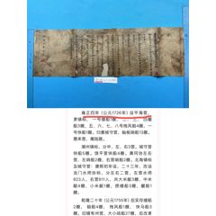 光緒年惠州廣東平海營參府水師提標(biāo)右營遊府諭文1件
