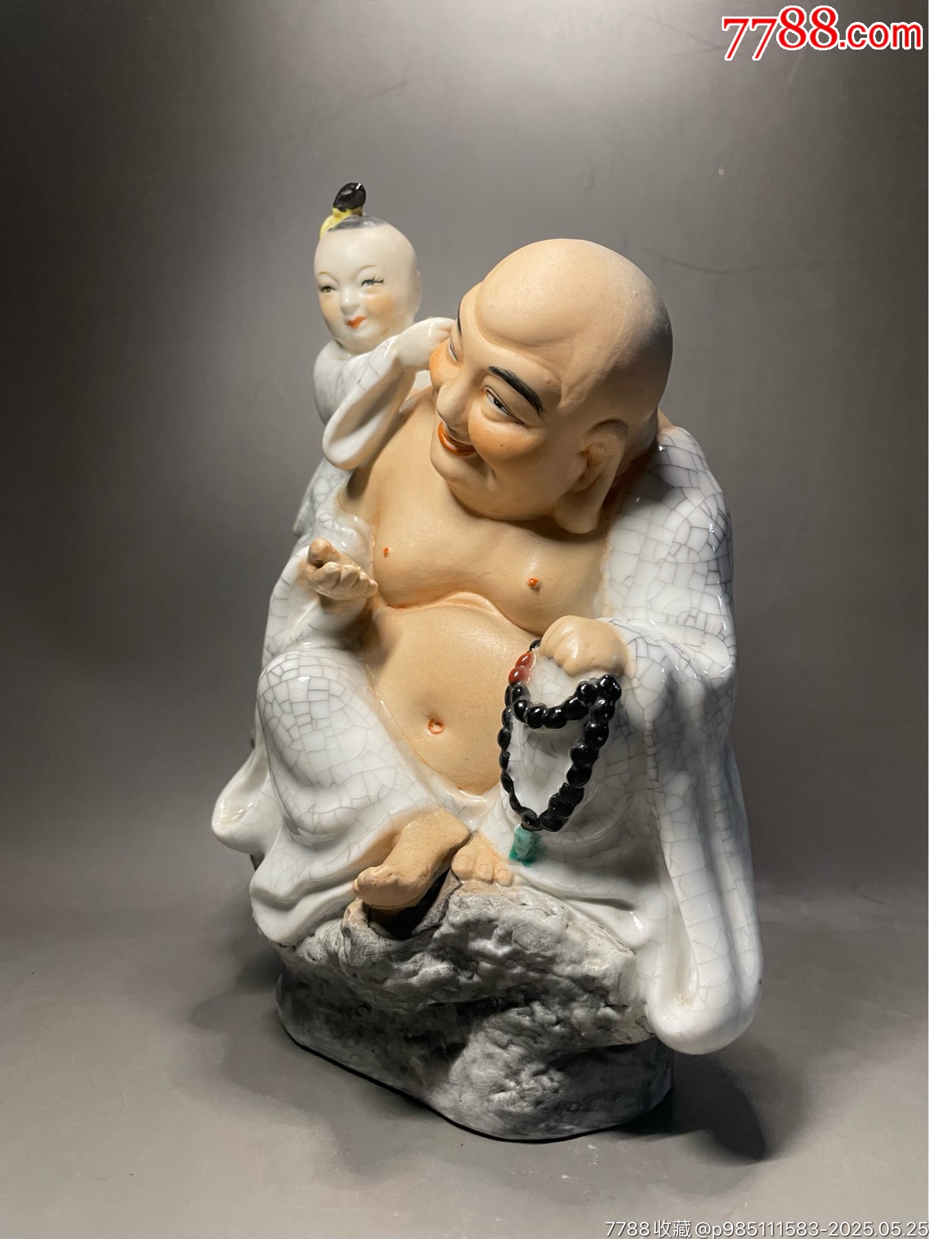 567瓷器／大師作品／潮州市楓溪林鴻禧大師作品《童子和佛》／高20公分寬18公分_價(jià)格562元_第3張_