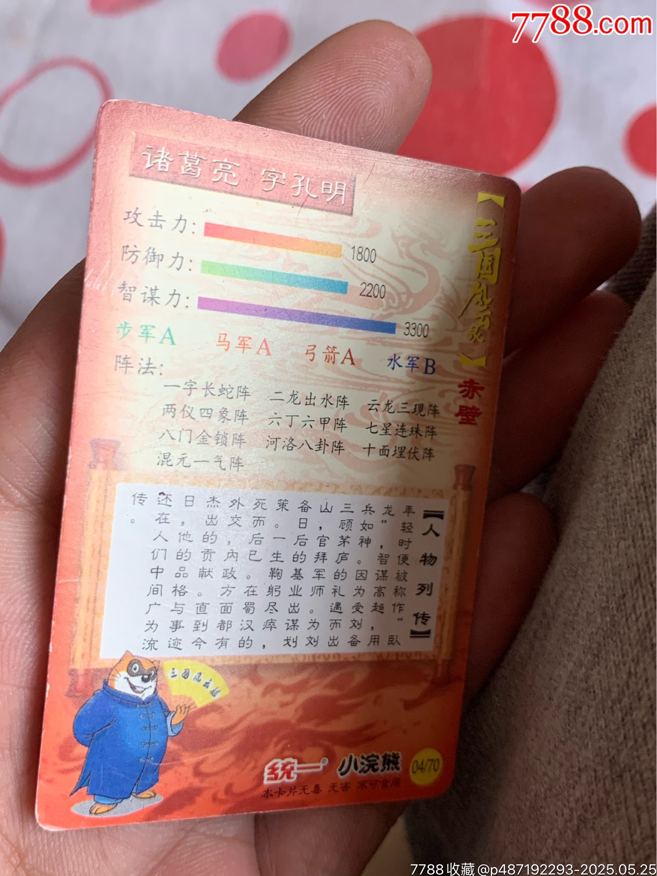 小浣熊三國赤壁（大粗）諸葛亮_價格296元_第10張_