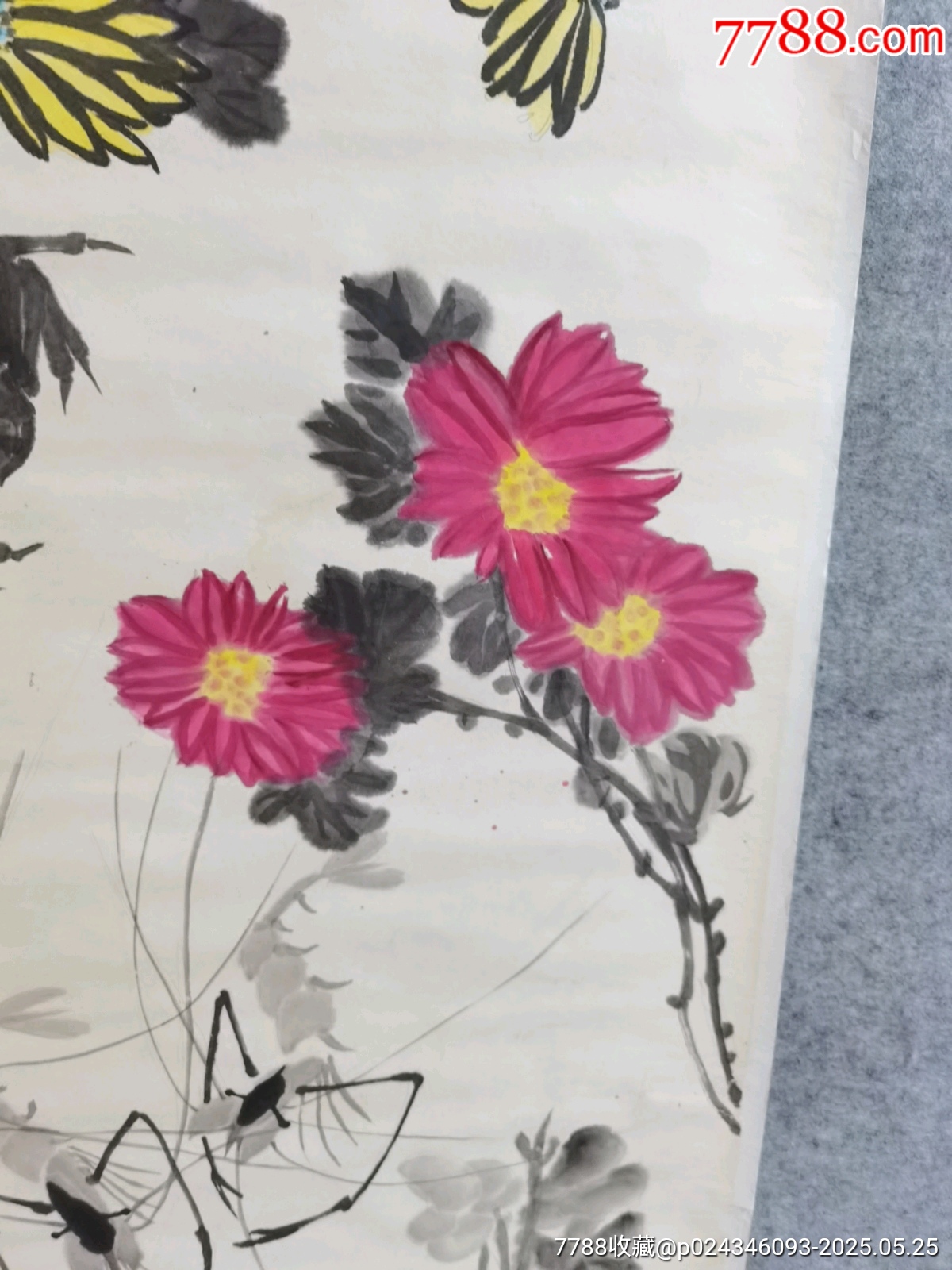 著名的評劇家，新鳳霞，吳祖光合作國畫一幅，萬里舊藏，品相實物請老師個人鑒定看圖片_價格624元_第6張_