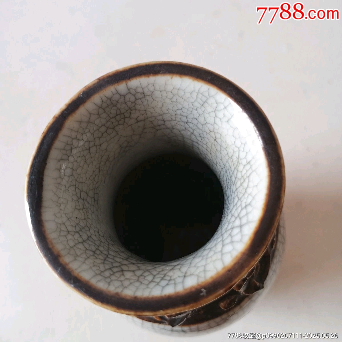 清代哥釉花瓶_價格320元_第5張_