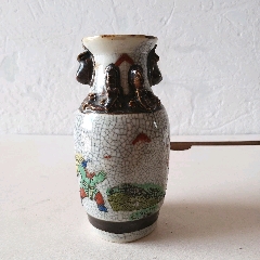 清代哥釉花瓶(au41408635)_7788收藏__收藏?zé)峋€
