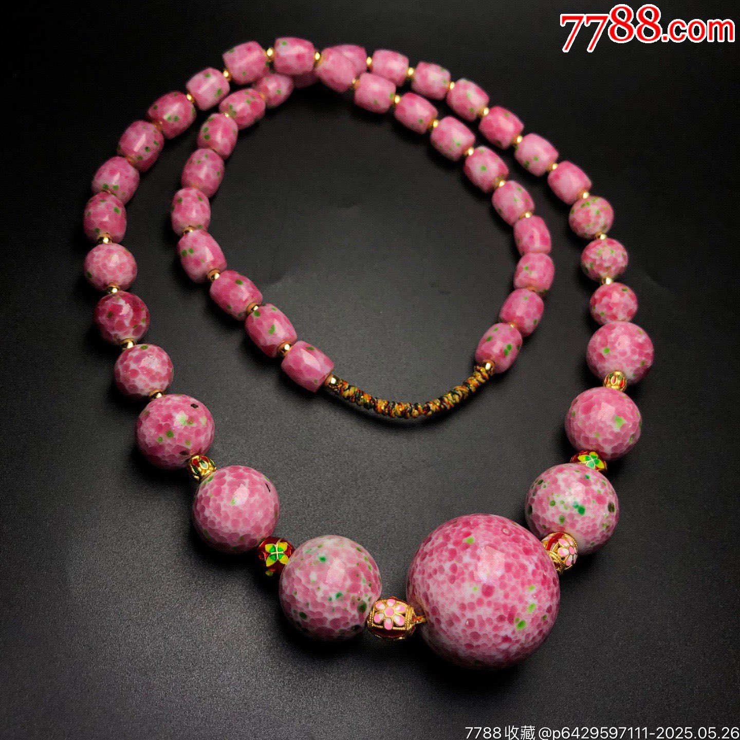 三生三世櫻花粉佛珠項(xiàng)鏈_價(jià)格299元【子健老貨】_第8張_