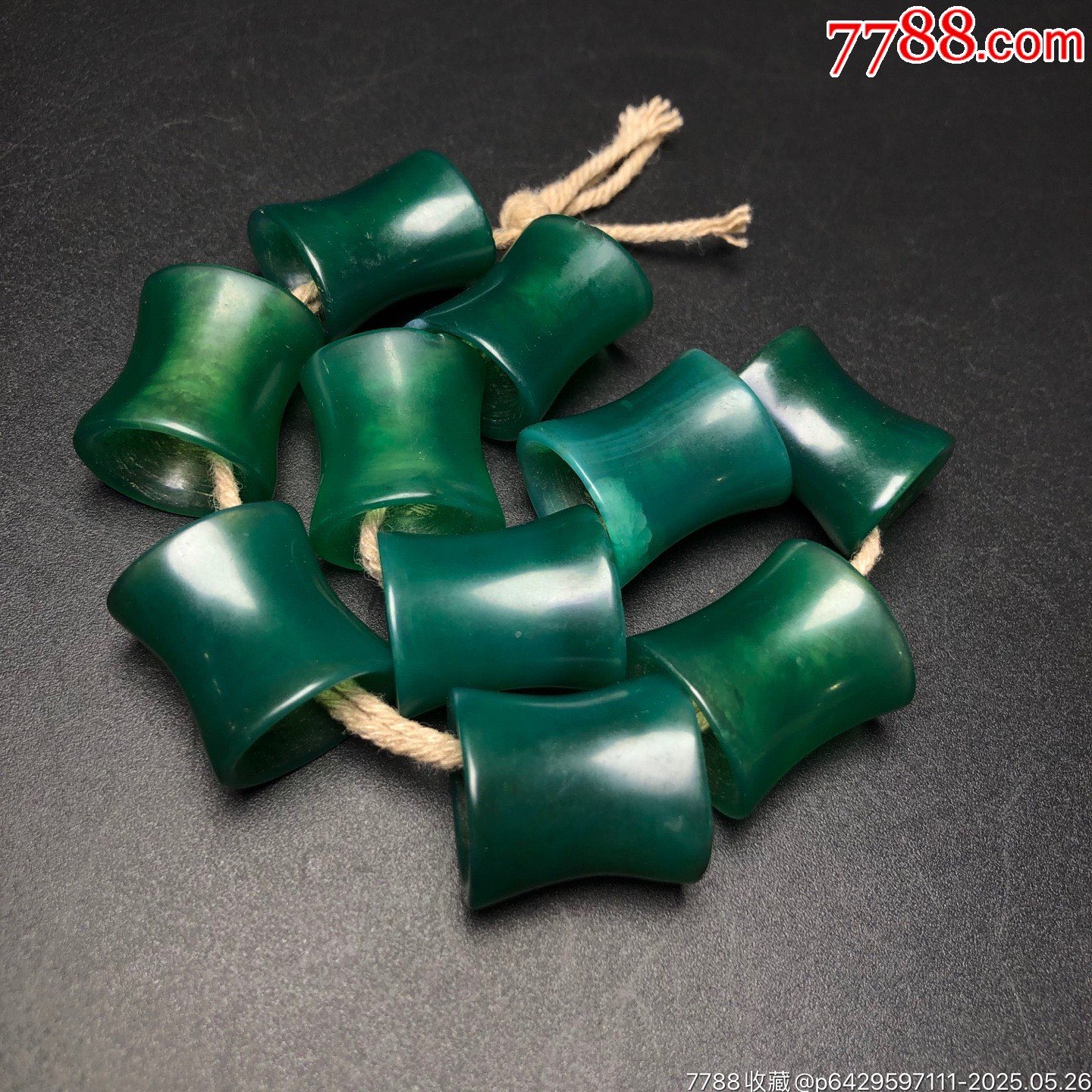 老瑪瑙手串竹節(jié)節(jié)節(jié)高升_價格399元【子健老貨】_第8張_
