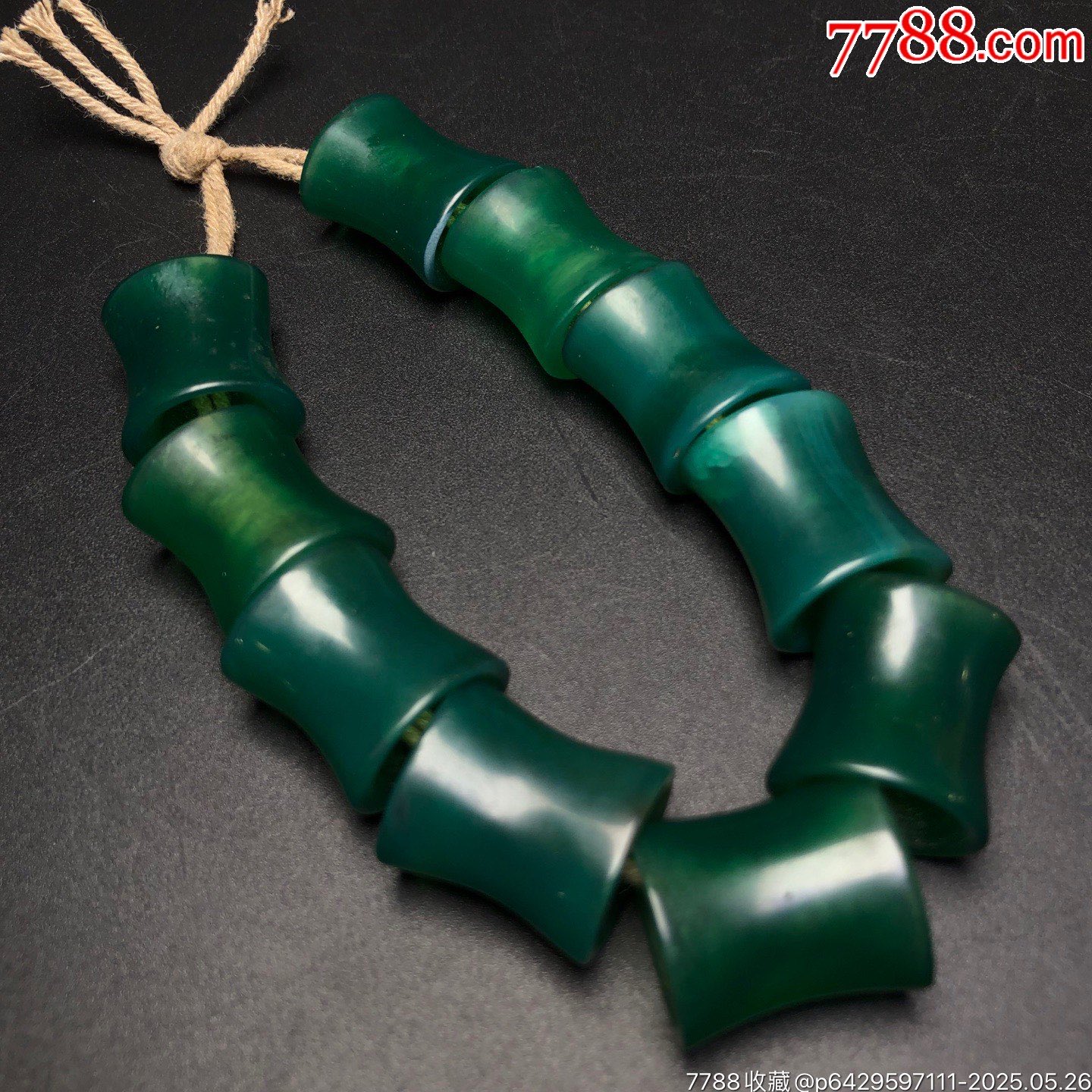 老瑪瑙手串竹節(jié)節(jié)節(jié)高升_價格399元【子健老貨】_第9張_