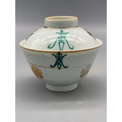 無(wú)彩掐絲琺瑯蓋碗