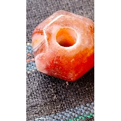 六棱形瑪瑙珠子_