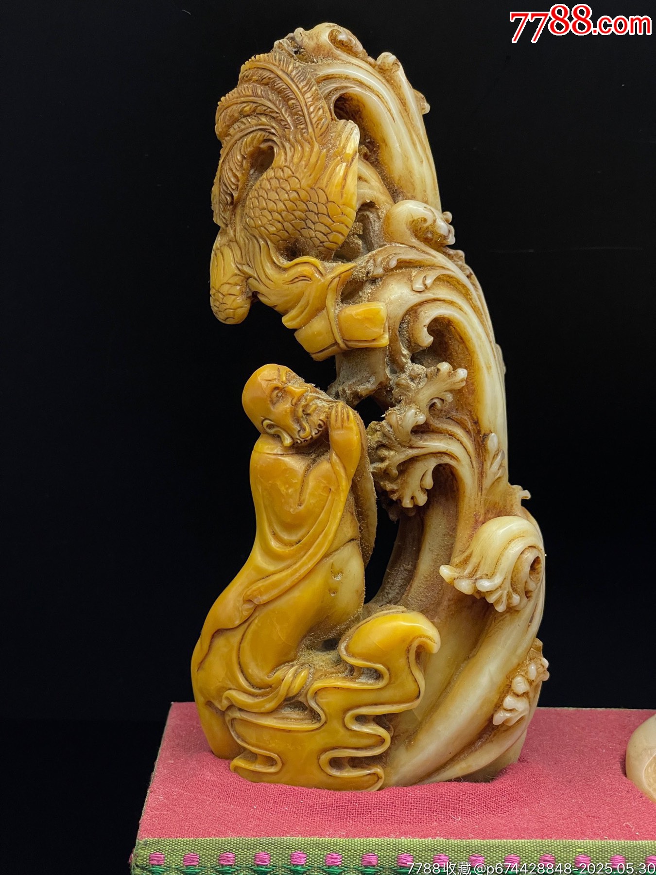 珍品舊藏篆刻家丙午年蔣仁款精品壽山石田黃級(jí)田黃石擺件印章。_價(jià)格1888元【子健老貨】_第2張_