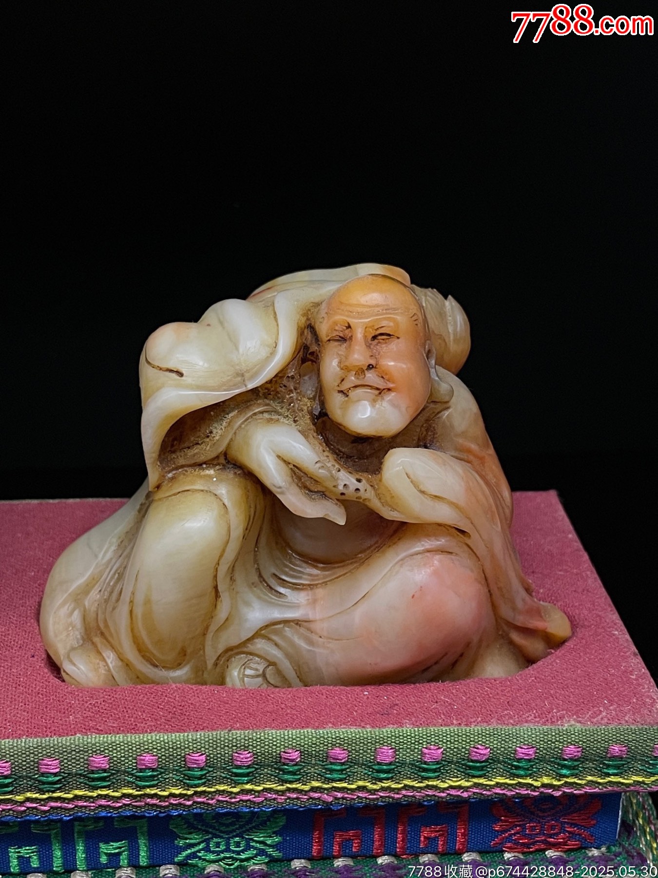 珍品舊藏篆刻家丙午年蔣仁款精品壽山石田黃級(jí)田黃石擺件印章。_價(jià)格1888元【子健老貨】_第3張_