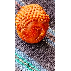 橄欖核佛頭雕刻件_