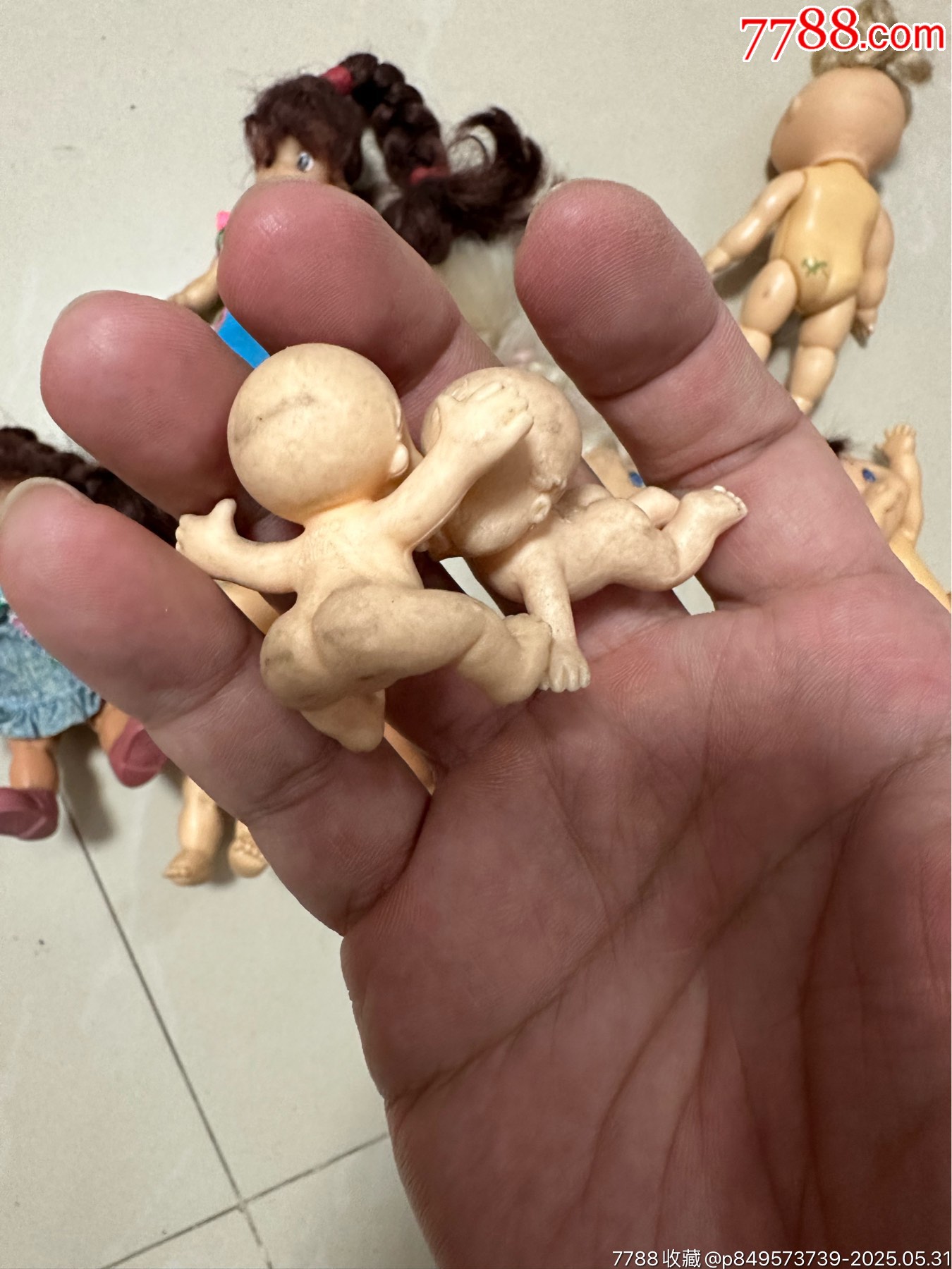 椰菜古董膠皮娃娃_價格10元【玩具懷舊】_第5張_