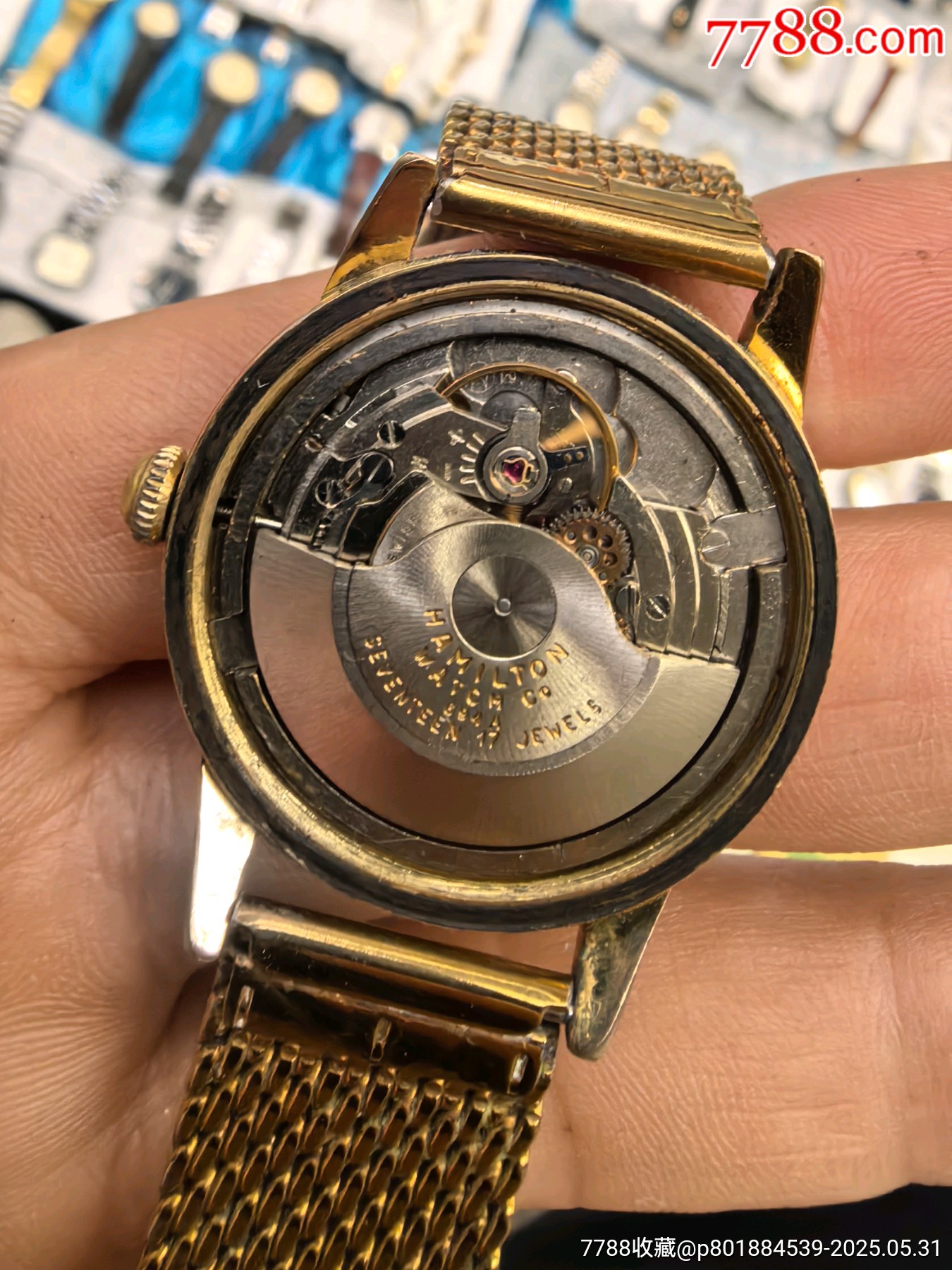 古董表漢迷頓全自動(dòng)機(jī)械表拍賣_價(jià)格431元【鐘之玫瑰】_第12張_