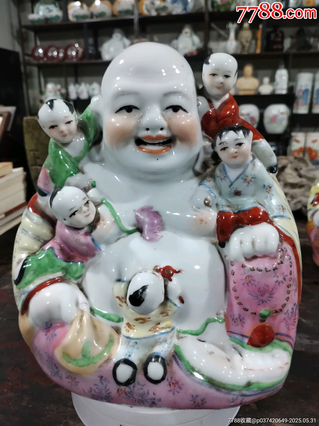 567粉彩彌勒佛_價格139元_第1張_