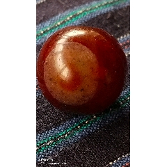 千年糖心一眼瑪瑙珠子_