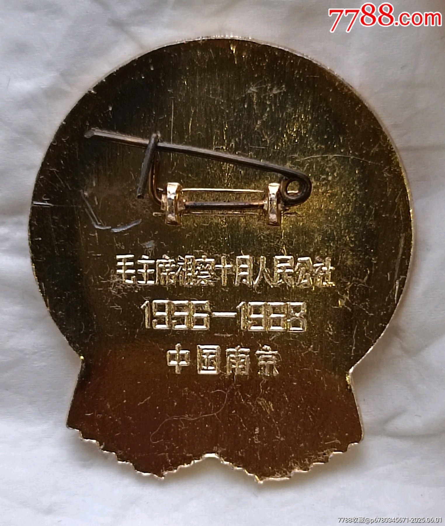 國(guó)徽毛主席視察*全身像章，_價(jià)格100元【知青收藏店】_第6張_