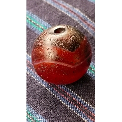 千年纏絲瑪瑙珠子_