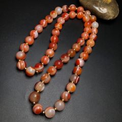 收藏纏絲瑪瑙天眼項鏈_