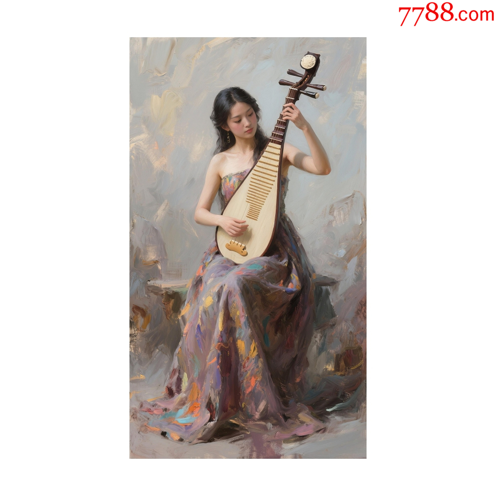 人物油畫原創(chuàng)作品_價(jià)格100元_第1張_