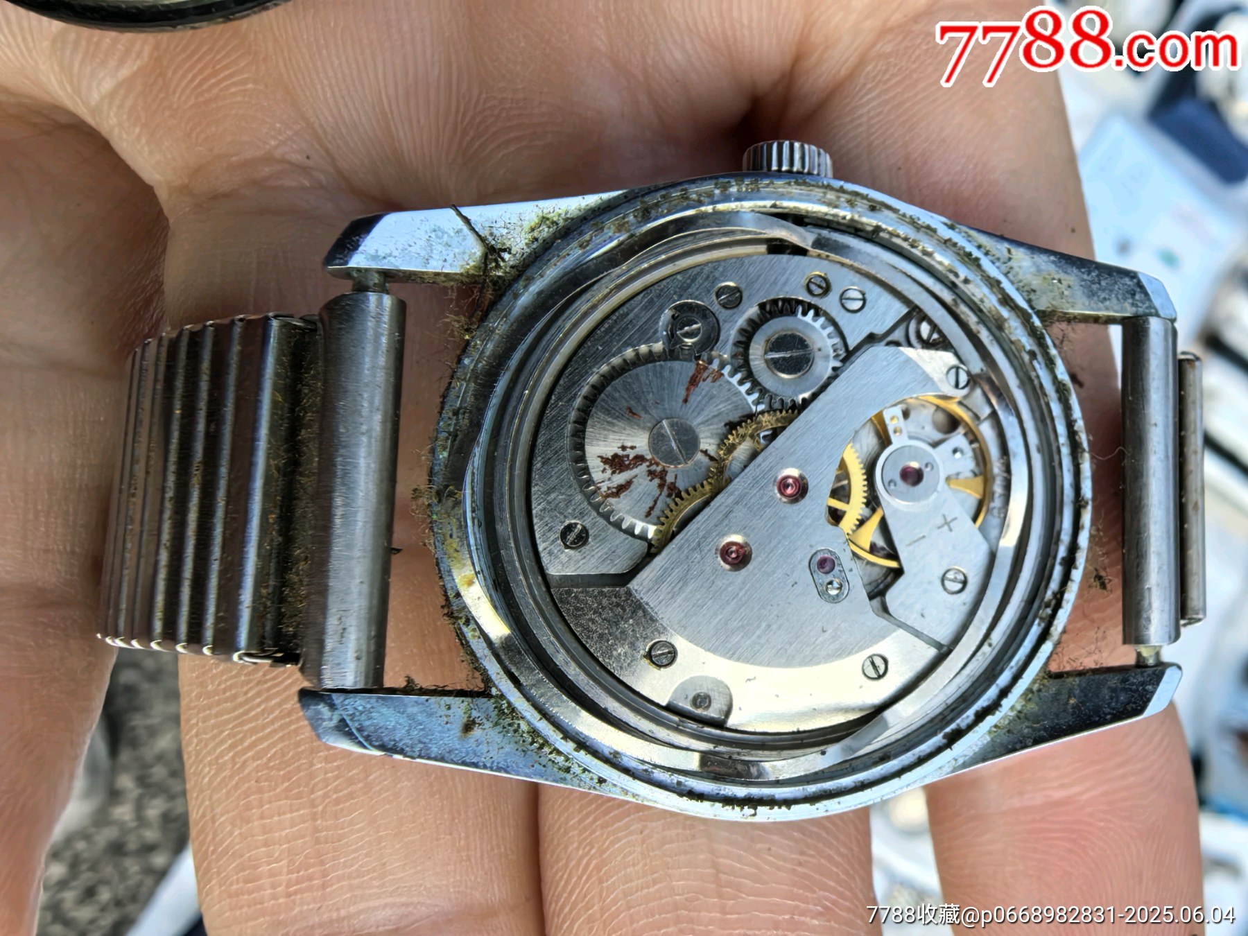 上海牌581手卷機(jī)械表拍賣_價(jià)格38元【鐘之玫瑰】_第9張_