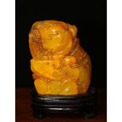 閑章擺件——【田黃?童趣盎然】_
