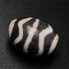 回流老料古法手工珠【水紋天珠】_