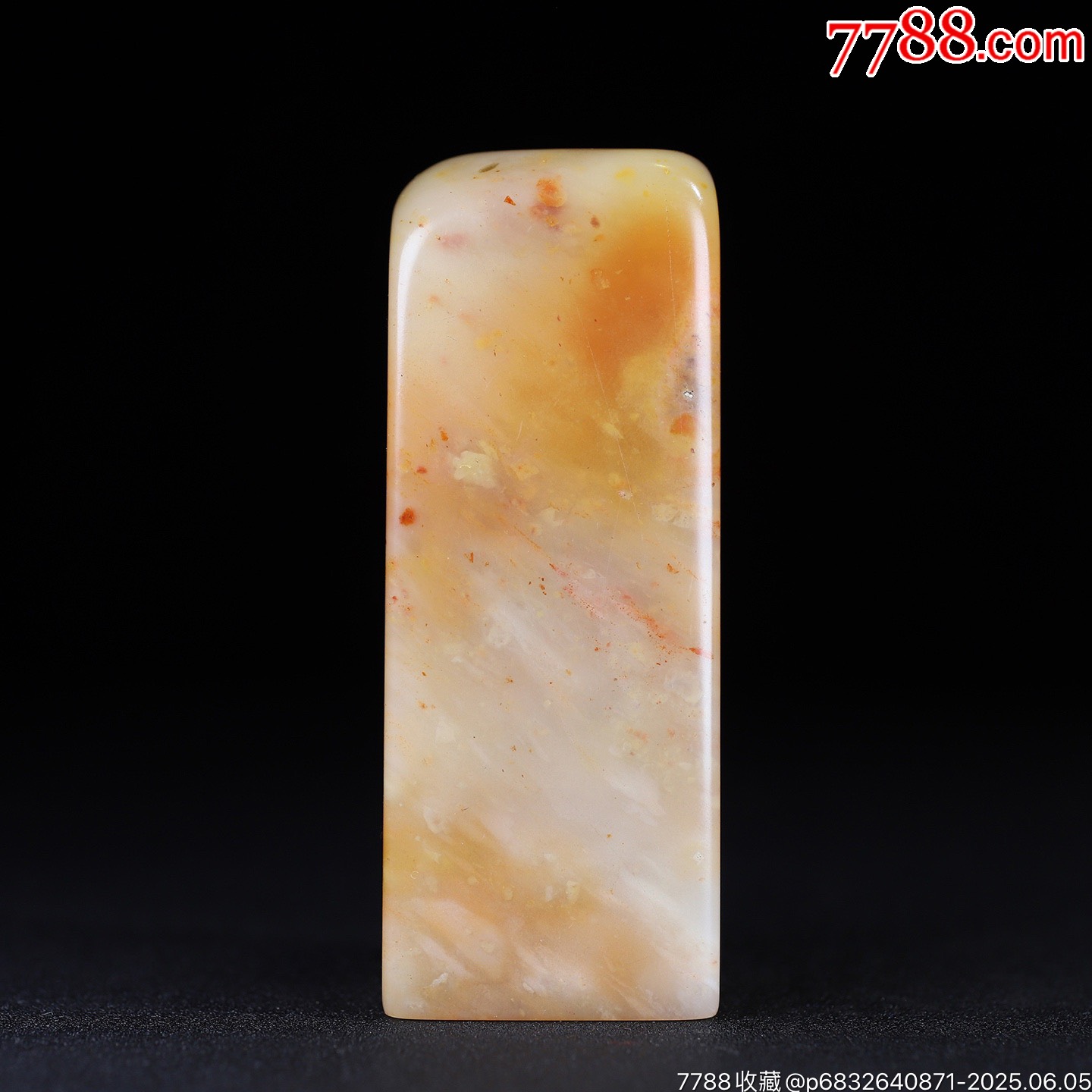 珍藏壽山石“花香蝶自來”蝶戀花薄意印章，_價(jià)格699元【子健老貨】_第6張_