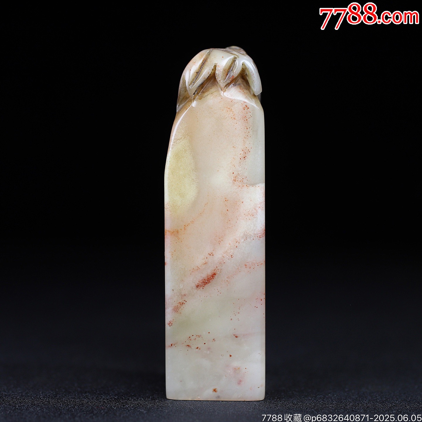 珍藏壽山石《甲天下》甲蟲鈕印章，_價(jià)格499元【子健老貨】_第5張_