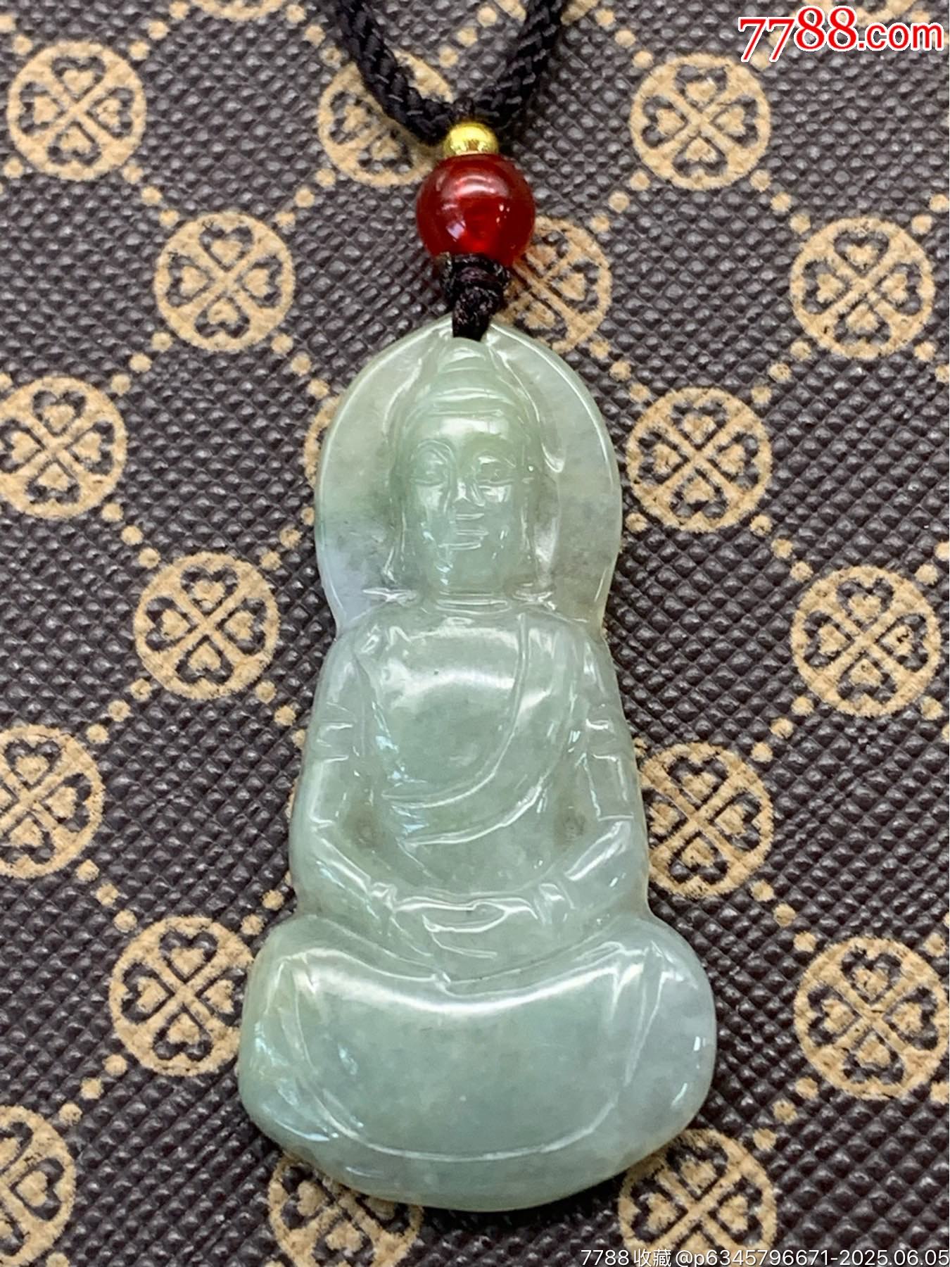 純天然A貨緬甸翡翠佛掛件_價格1元_第13張_