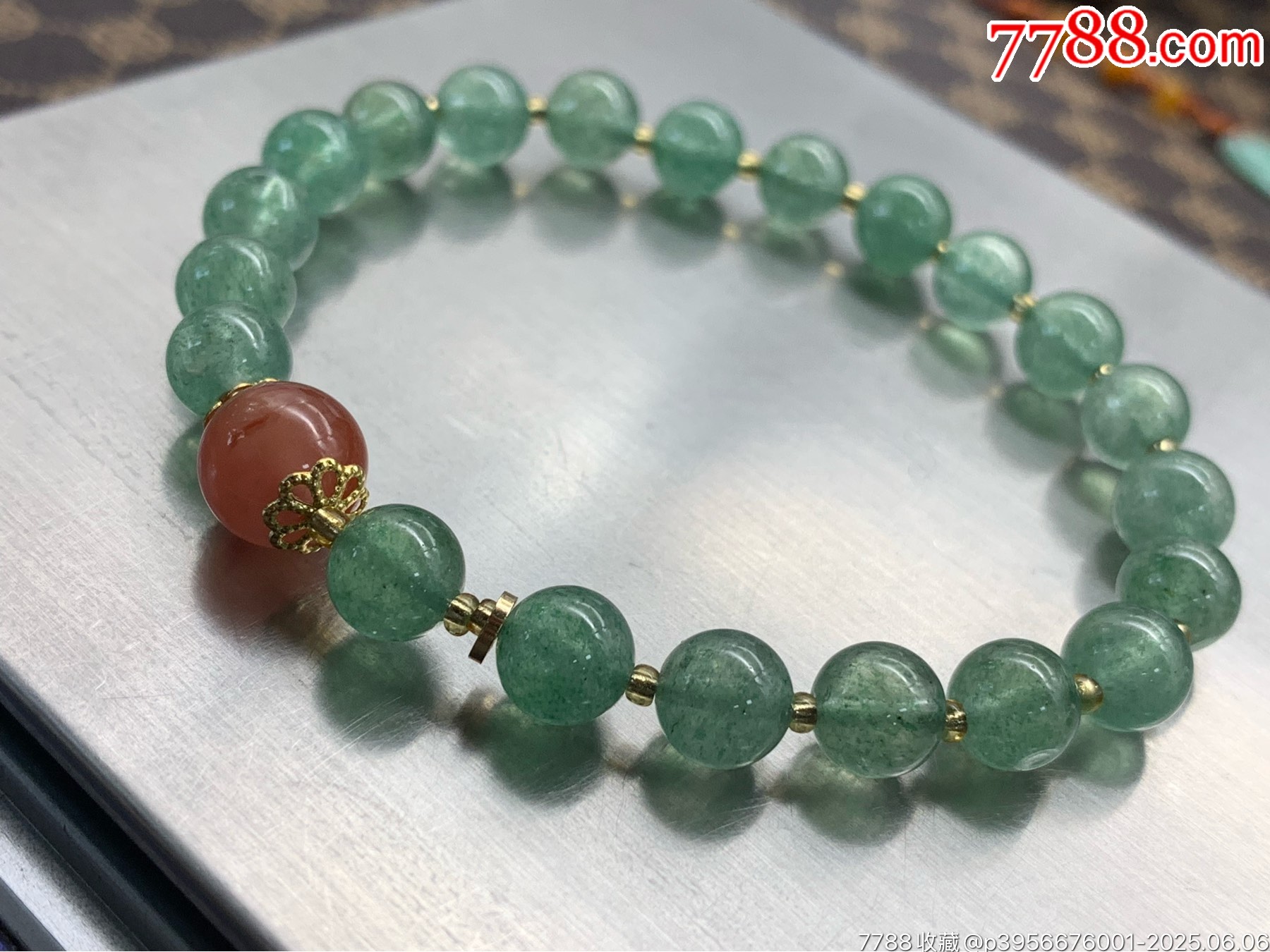 純天然草莓晶手串_價格11元_第5張_