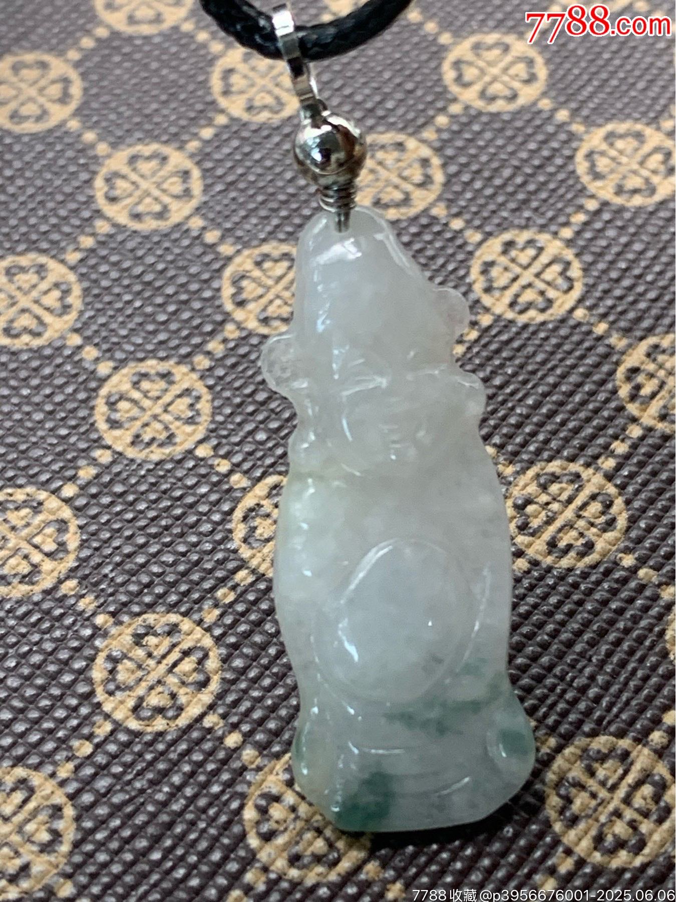 純天然A貨緬甸翡翠財(cái)神_價(jià)格1元_第2張_
