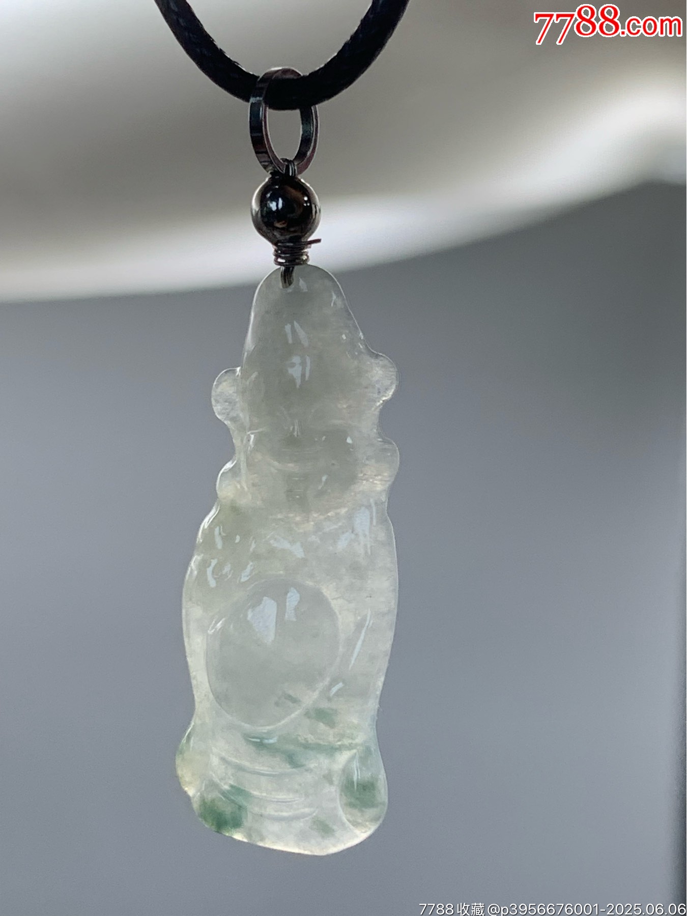 純天然A貨緬甸翡翠財(cái)神_價(jià)格1元_第7張_