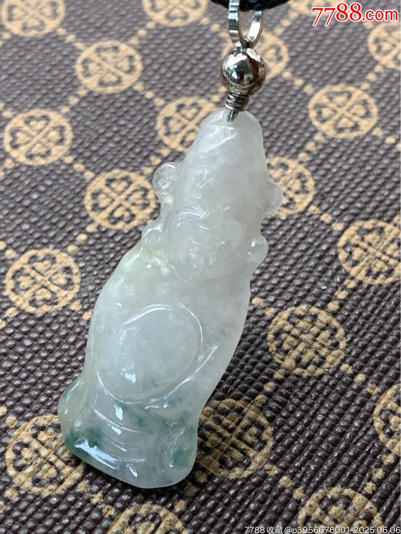 純天然A貨緬甸翡翠財(cái)神_價(jià)格1元_第10張_
