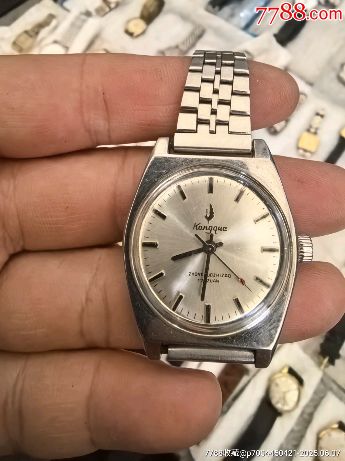 好品國產(chǎn)機械表拍賣_價格18元【鐘之玫瑰】_第8張_