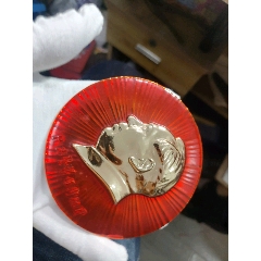 編號1128，直徑9.95厘米，提高警惕，保衛(wèi)祖國大章超級稀缺，絕品未流通
