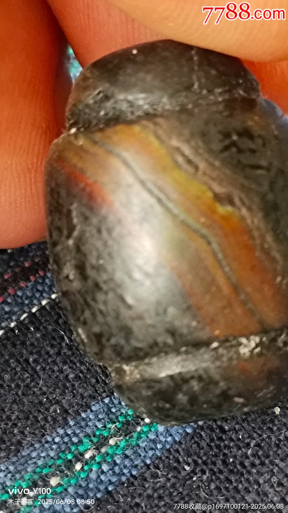 千年纏絲瑪瑙桶珠_價格28元【嘉禾古玩】_第3張_
