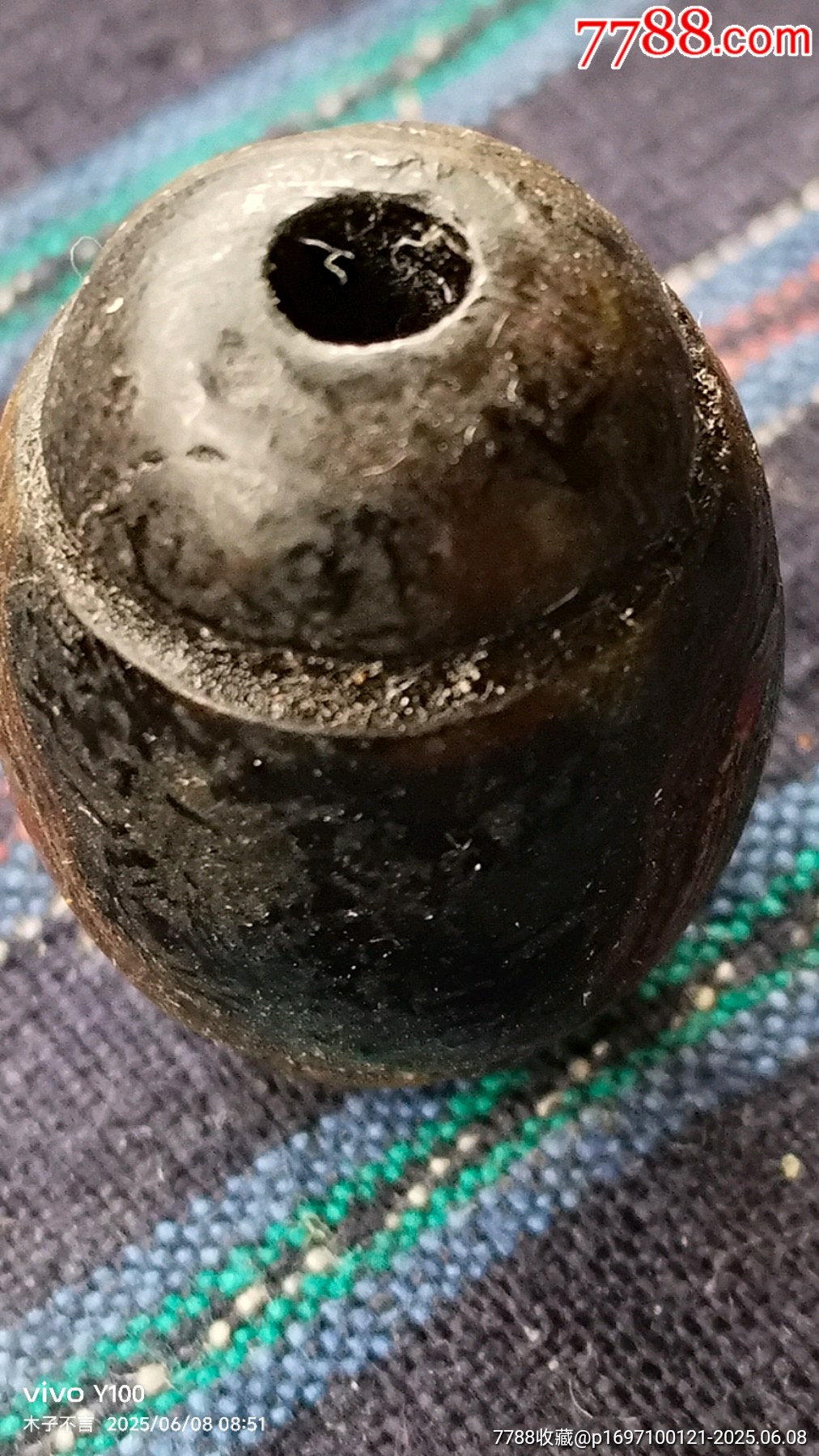 千年纏絲瑪瑙桶珠_價格28元【嘉禾古玩】_第5張_
